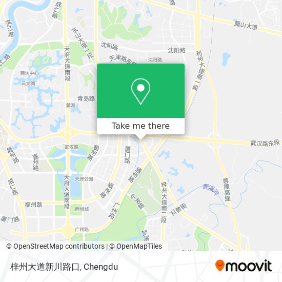 梓州大道新川路口 map