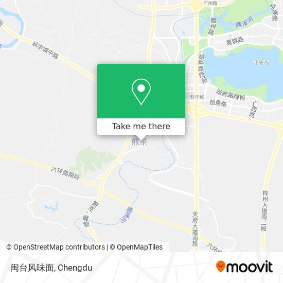 闽台风味面 map