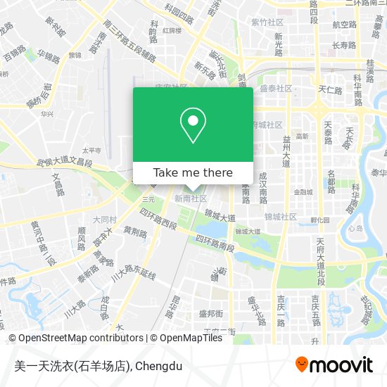 美一天洗衣(石羊场店) map