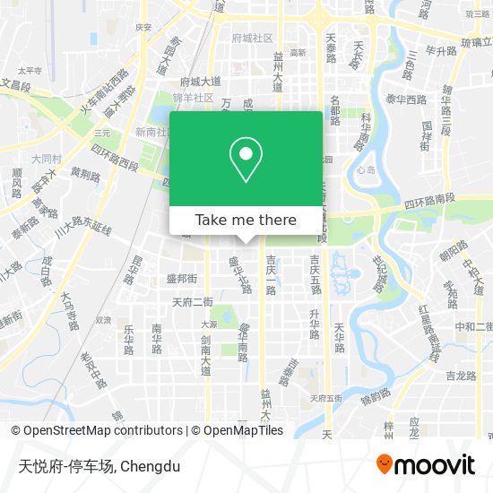 天悦府-停车场 map