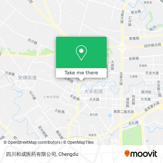 四川和成医药有限公司 map