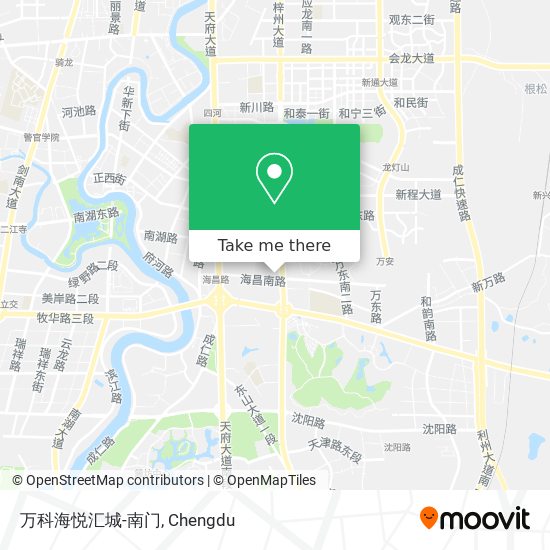 万科海悦汇城-南门 map