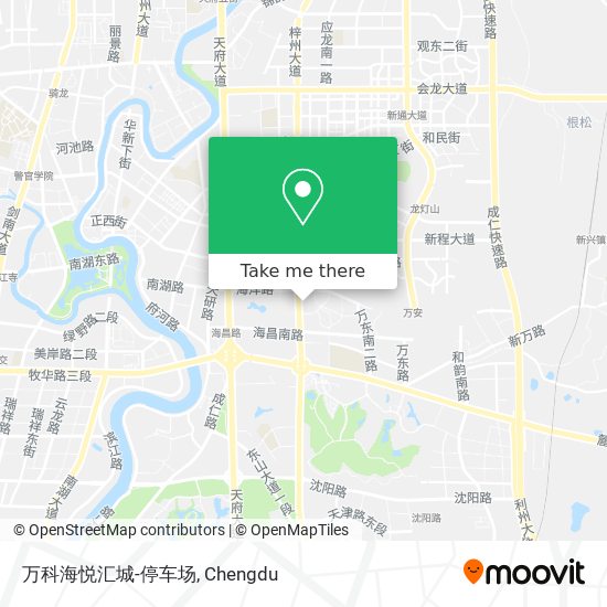 万科海悦汇城-停车场 map
