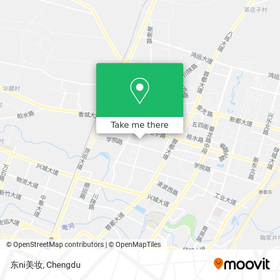 东ni美妆 map