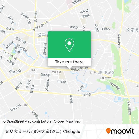 光华大道三段/滨河大道(路口) map