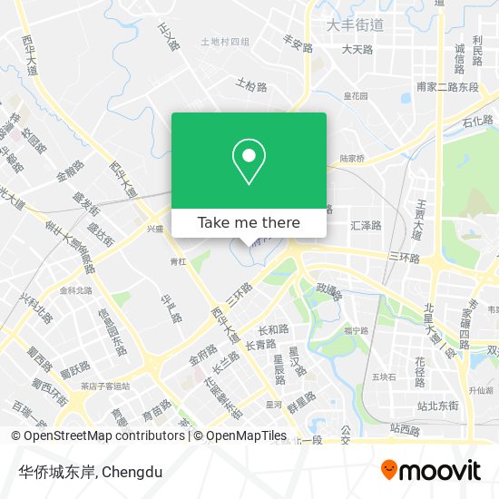 华侨城东岸 map