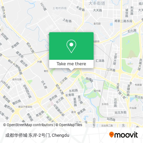 成都华侨城·东岸-2号门 map
