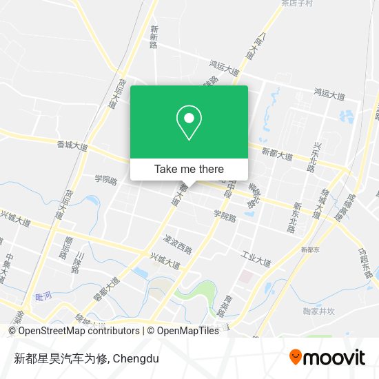 新都星昊汽车为修 map