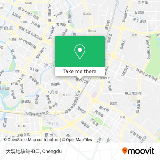 大观地铁站-B口 map