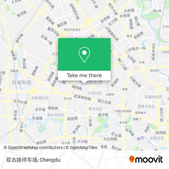 双吉路停车场 map
