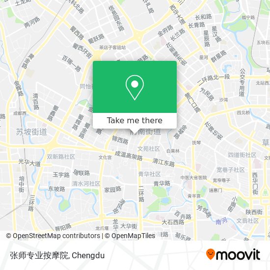 张师专业按摩院 map