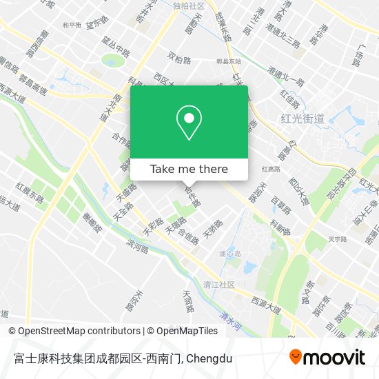 富士康科技集团成都园区-西南门 map