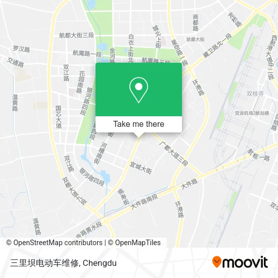三里坝电动车维修 map