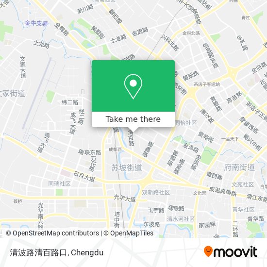清波路清百路口 map