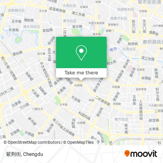 紫荆街 map