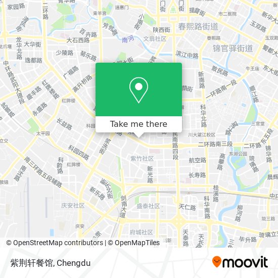 紫荆轩餐馆 map