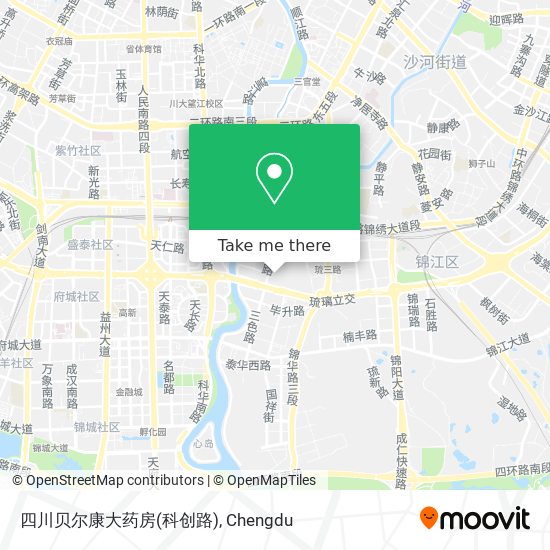 四川贝尔康大药房(科创路) map