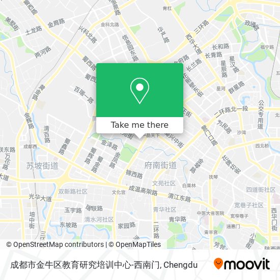 成都市金牛区教育研究培训中心-西南门 map