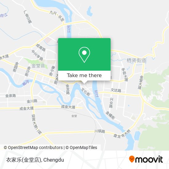 衣家乐(金堂店) map