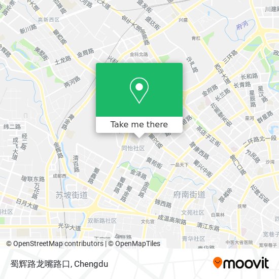 蜀辉路龙嘴路口 map