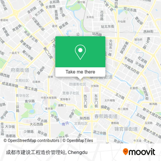 成都市建设工程造价管理站 map