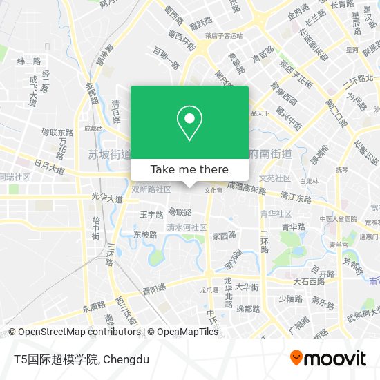 T5国际超模学院 map