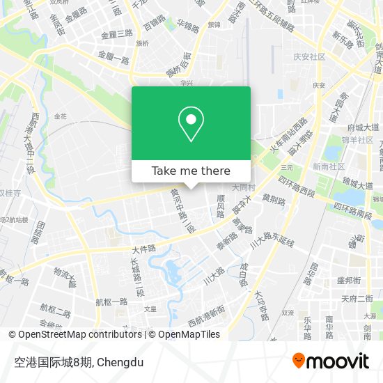 空港国际城8期 map