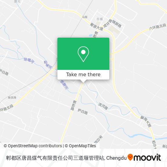 郫都区唐昌煤气有限责任公司三道堰管理站 map