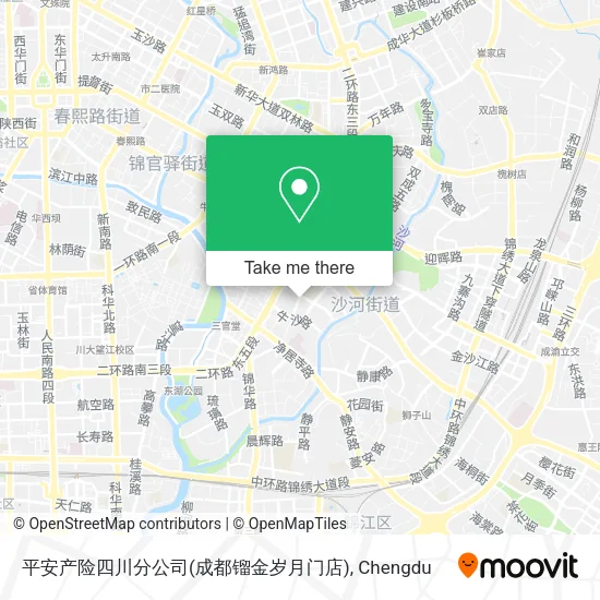 平安产险四川分公司(成都镏金岁月门店) map