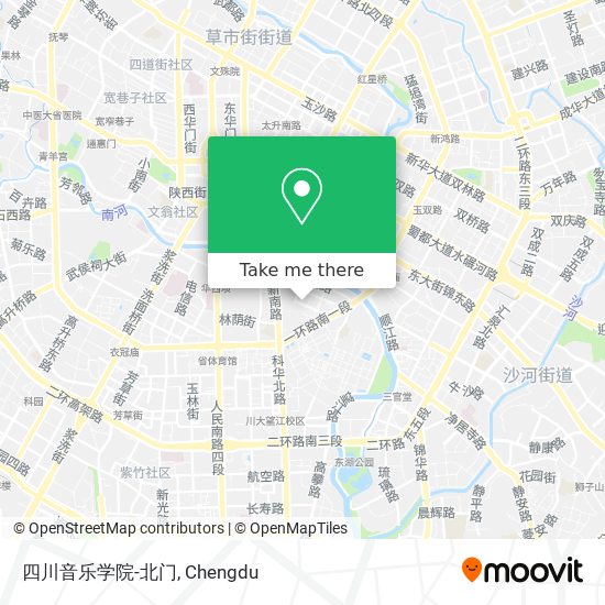 四川音乐学院-北门 map