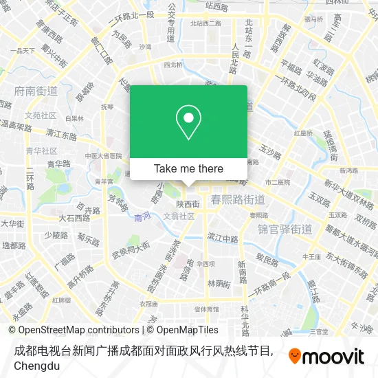 成都电视台新闻广播成都面对面政风行风热线节目 map