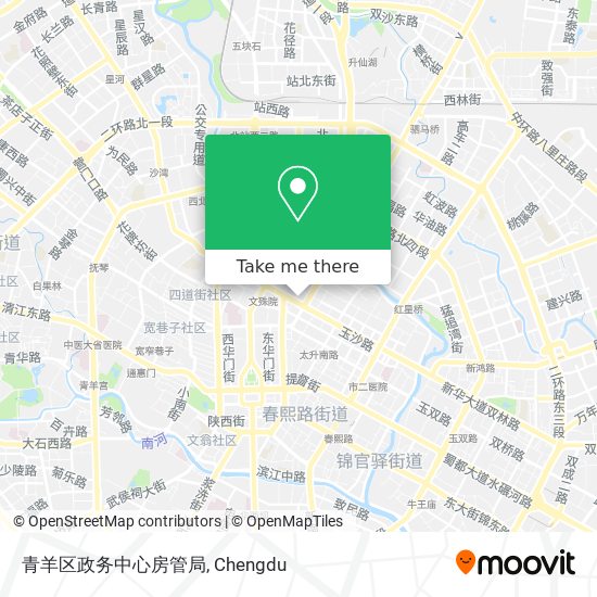 青羊区政务中心房管局 map