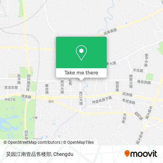 昊园江南壹品售楼部 map