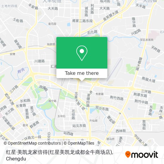 红星·美凯龙家倍得(红星美凯龙成都金牛商场店) map