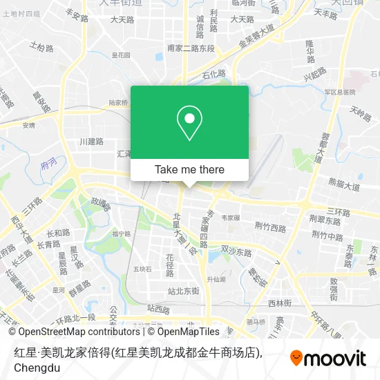 红星·美凯龙家倍得(红星美凯龙成都金牛商场店) map