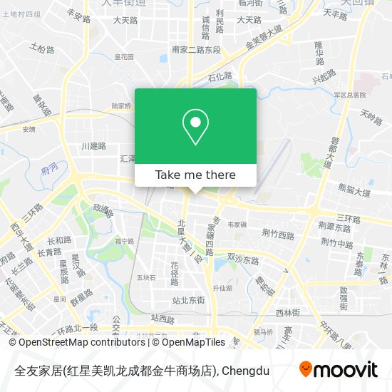 全友家居(红星美凯龙成都金牛商场店) map