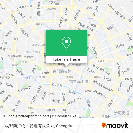 成都商汇物业管理有限公司 map