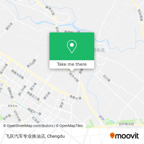 飞跃汽车专业换油店 map