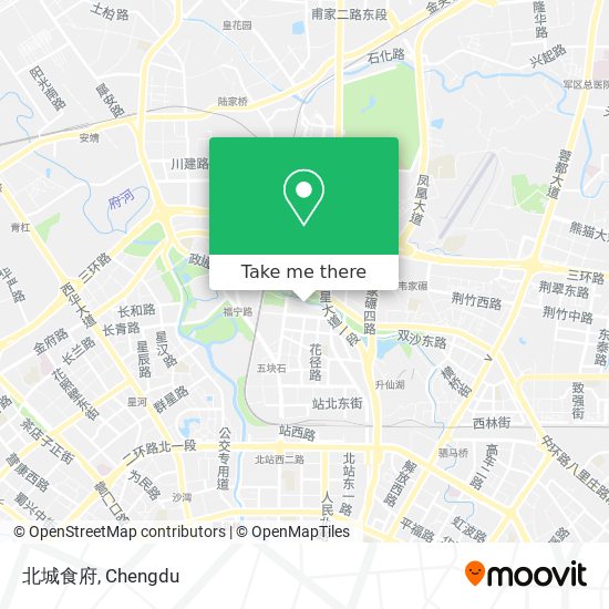 北城食府 map