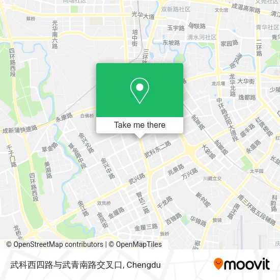 武科西四路与武青南路交叉口 map
