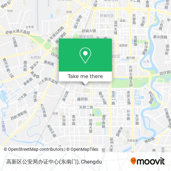 高新区公安局办证中心(东南门) map