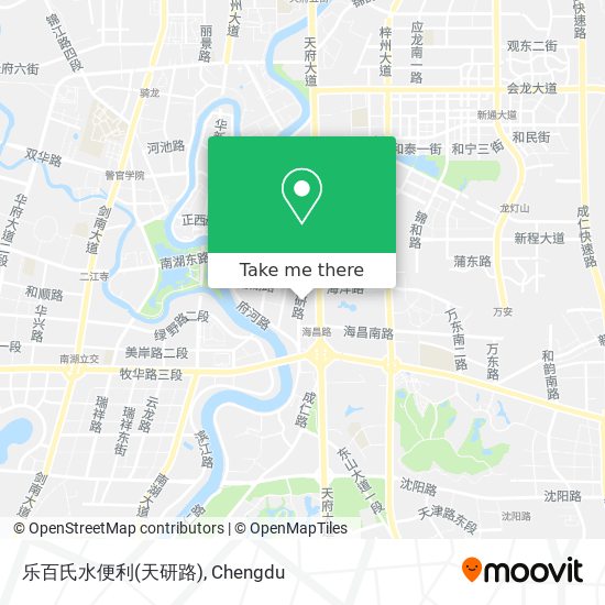 乐百氏水便利(天研路) map
