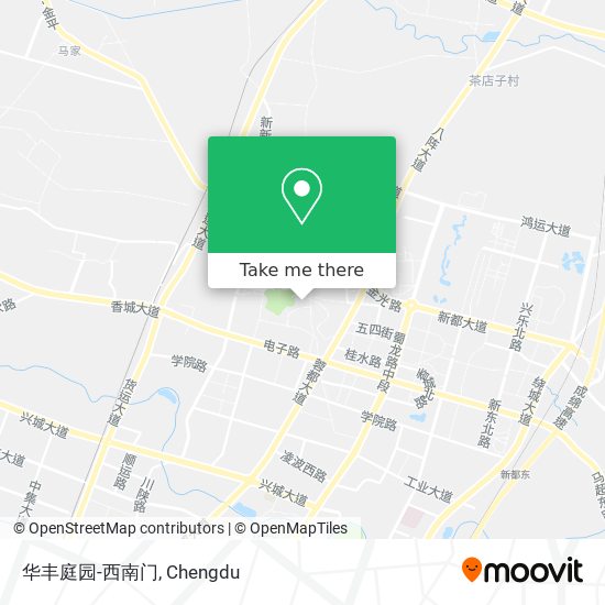 华丰庭园-西南门 map