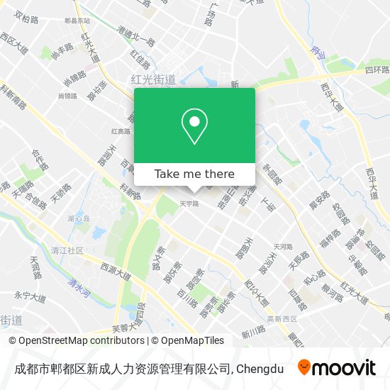 成都市郫都区新成人力资源管理有限公司 map