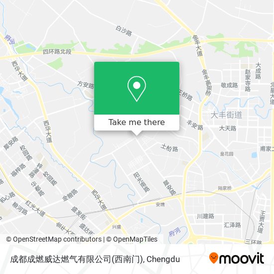 成都成燃威达燃气有限公司(西南门) map