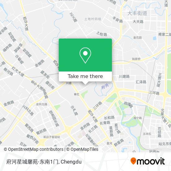 府河星城馨苑-东南1门 map