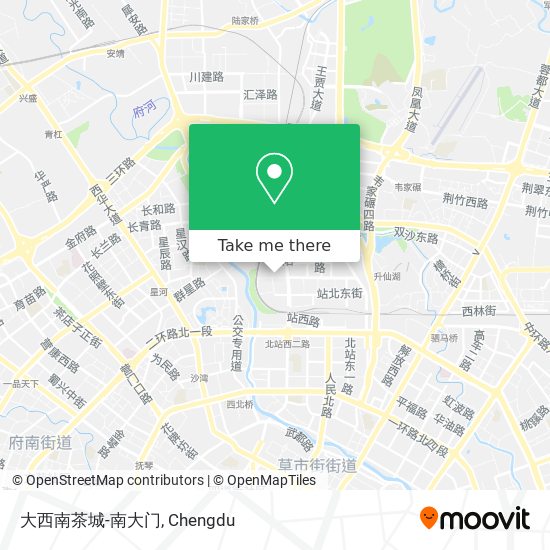 大西南茶城-南大门 map