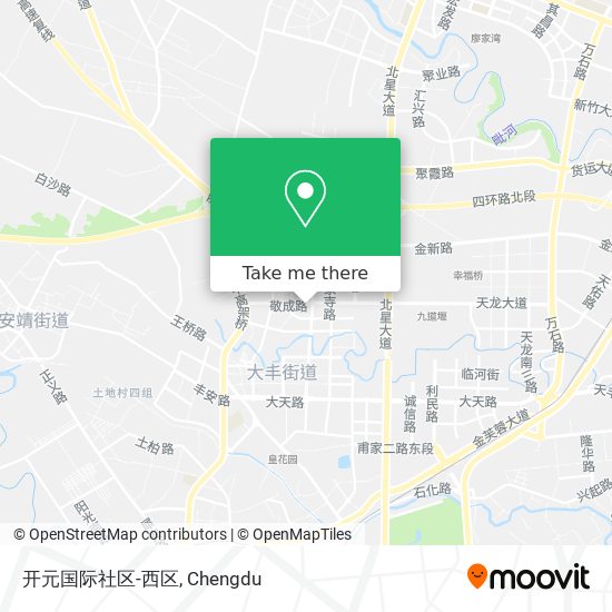 开元国际社区-西区 map
