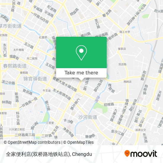 全家便利店(双桥路地铁站店) map