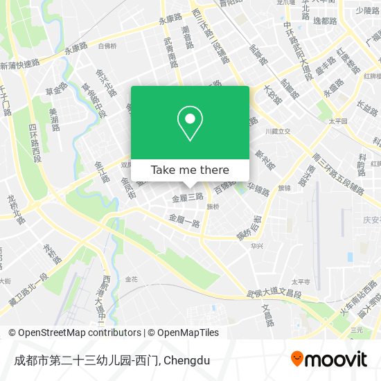 成都市第二十三幼儿园-西门 map